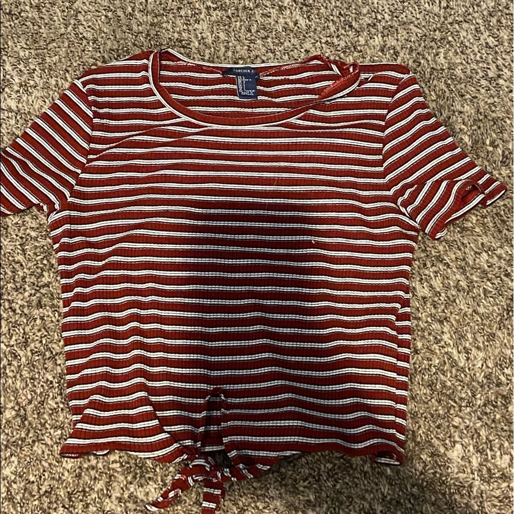 cropped tee